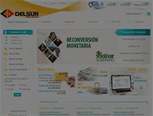 Tablet Screenshot of delsur.com.ve